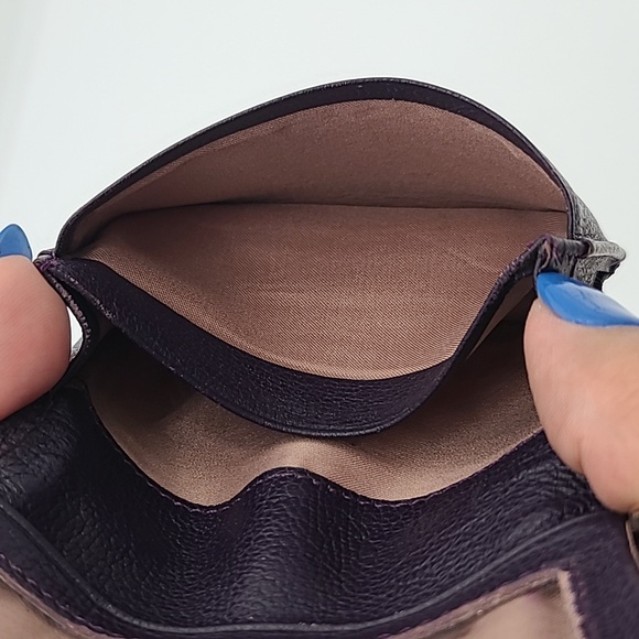 Miu Miu - purple leather bowtie card holder - Picture 7 of 10